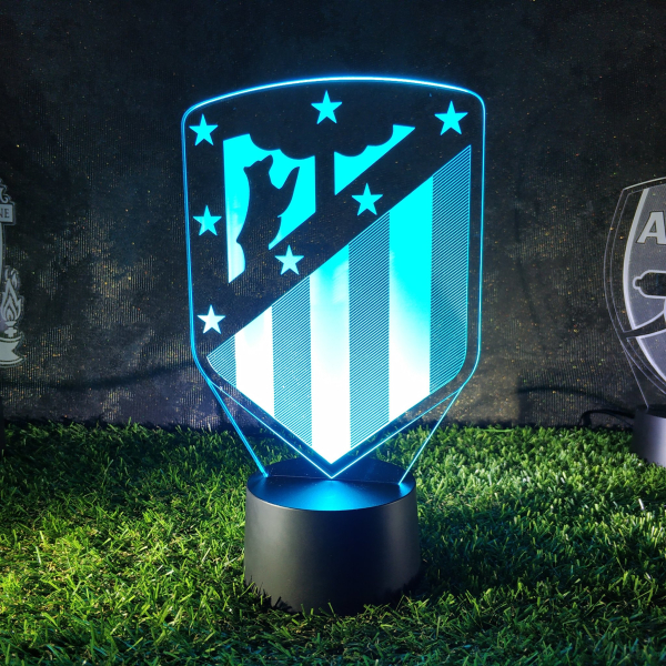 3D светильник  Атлетико Мадрид