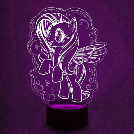 3D светильник  Пони с крыльями