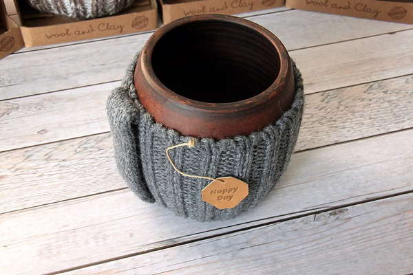 Вязаная кружка "Лювак"