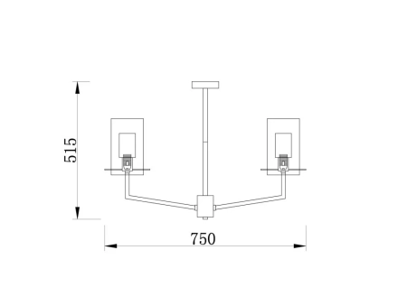 Подвесной светильник Freya FR5206PL-06FG