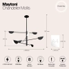 Люстра Maytoni MOD126PL-08B