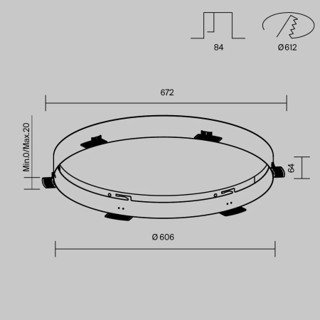 Аксессуар Technical DLA032-TRS90-W