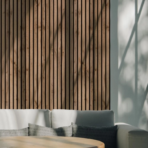 2К Панель Стеновая Акустическая Stella Trend Light Пекан 2780х600х21 (упак. 1шт.)