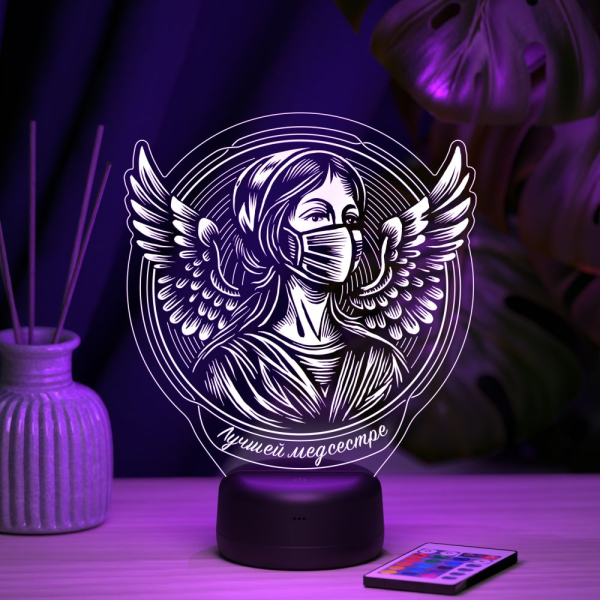 3D светильник  Светильник "Медсестра"