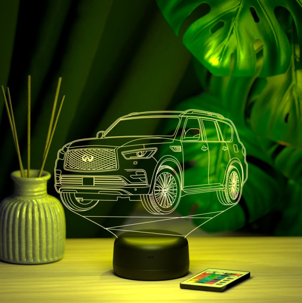 3D светильник  Светильник "Автомобиль  Infiniti QX80"